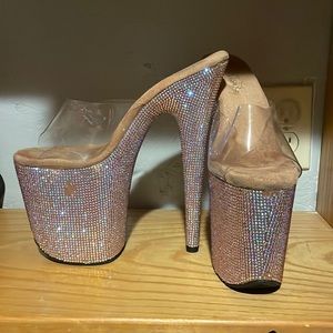 Pleaser rhinestone heels